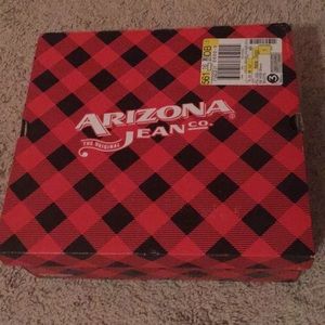 Never been worn Arizona Jeans combat boots